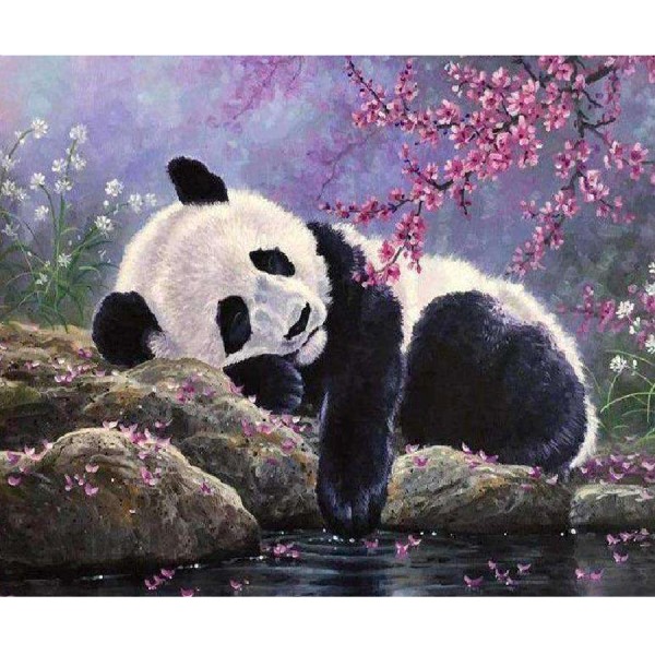 Sovande panda