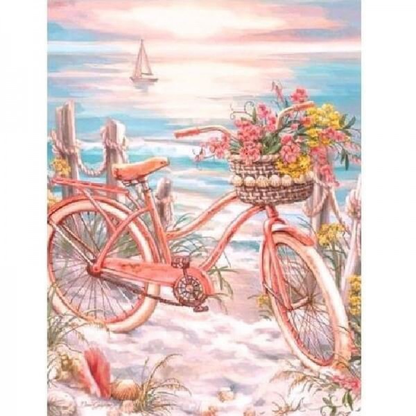 Cykel vid havet