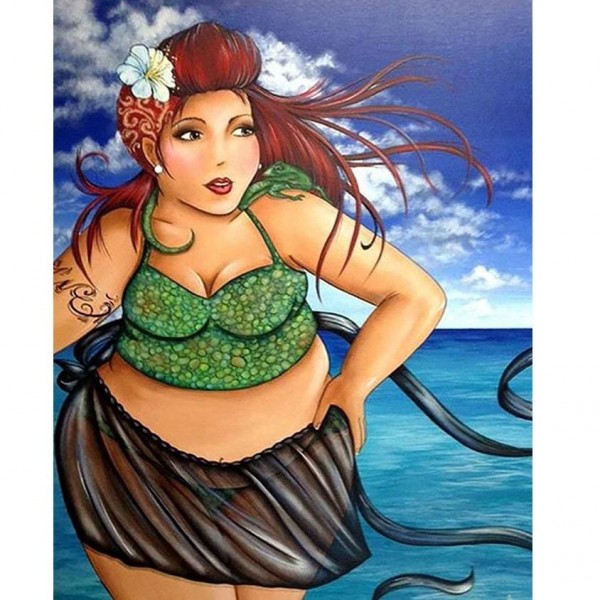 Knubbiga damer | Vid havet 2