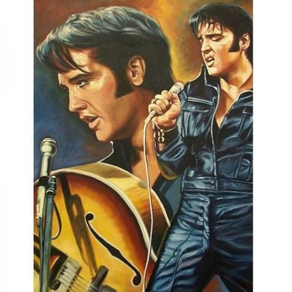 Elvis Presley sjungandes