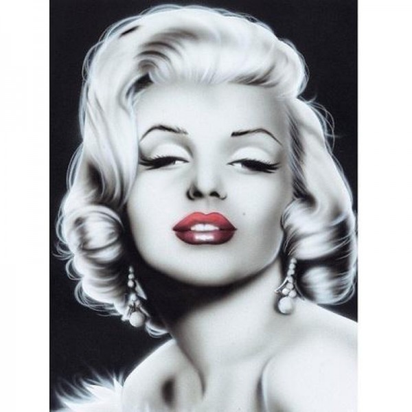Marilyn Monroe svart vit